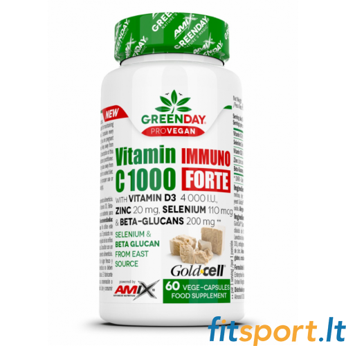 Amix GreenDay Vitamin C1000 Immuno Forte 60 kapslit. 